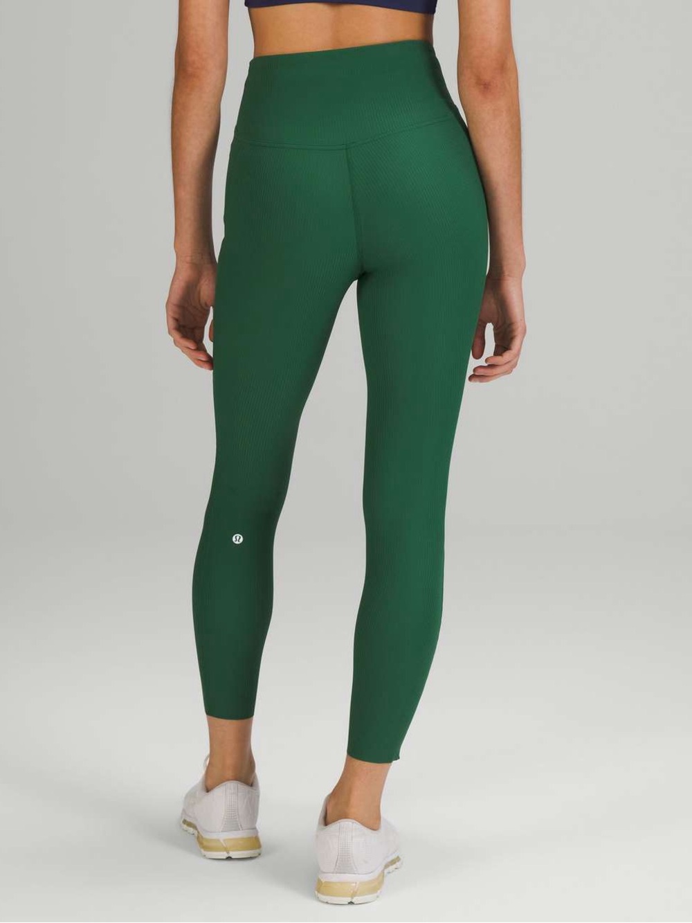 Lululemon Base Pace High-Rise Ribbed Tight 25" Everglade Green